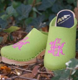 Hot Pink Royale Font on Lime Wool Upper hot pink Royale font on lime wool upper 